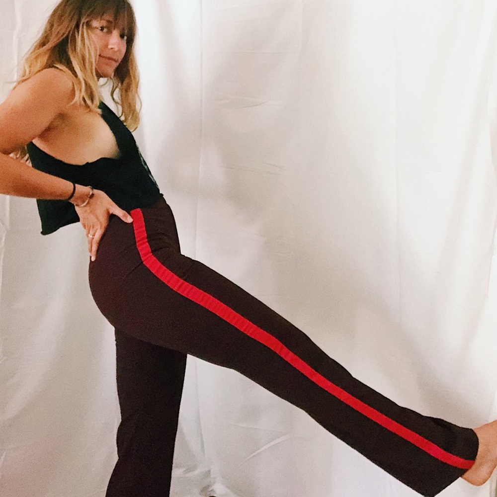 GROOVY PINSTRIPE TROUSERS ✌🏽🕺🏽